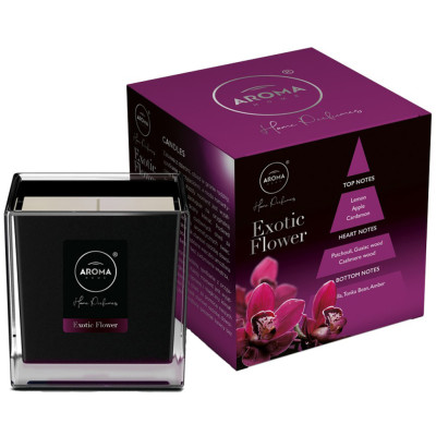 Ароматическая свеча Aroma Home Black Series Exotic Flower 155 г (5902846835103)