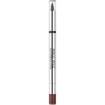 Карандаш для бровей Malu Wilz Duo Eyebrow Styler 08 - Dark Brown (4043993438685)