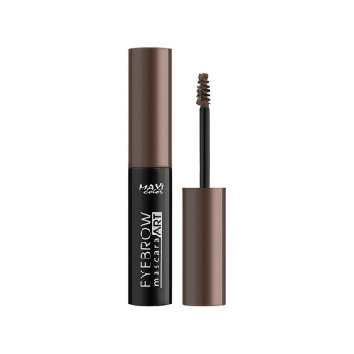 Туш для брів Maxi Color Eyebrow Art Mascara 03 - Брюне (4823097122143)