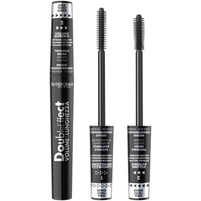 Тушь для ресниц Deborah Double Effect Volume & Lunghezza Black (8009518283907)