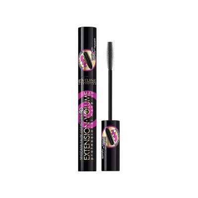 Туш для вій Eveline Cosmetics Extension Volume 4D Чорна 10 мл (5907609335982)