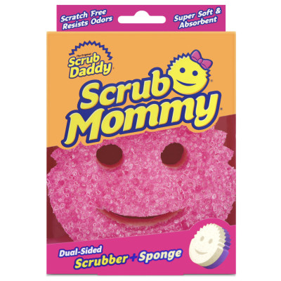 Губки кухонные Scrub Daddy Scrub Mommy Розово-фиолетовая 1 шт. (5060481022040/5060481023900)