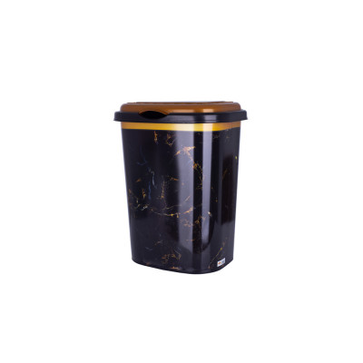 Корзина для белья Violet House Decor Marble Black 55 л (0190 DECOR Marble BLACK 55 л)