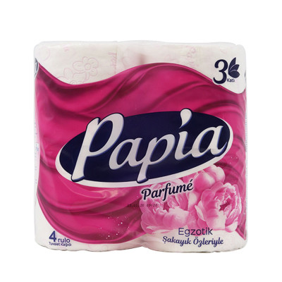 Туалетний папір Papia Parfume 3 шари 4 рулони (8690536010851)