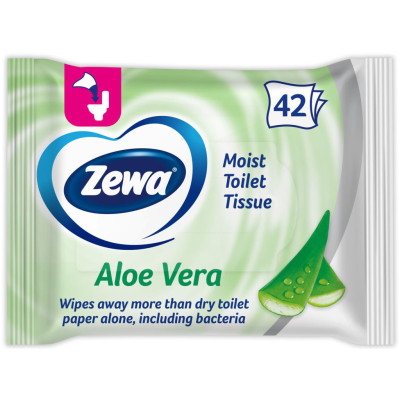 Туалетная бумага Zewa Aloe Vera 42 шт (7322540898934)