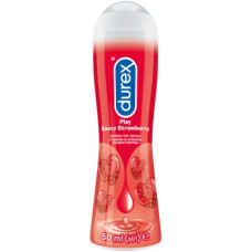 Інтимний гель-змазка Durex Play Saucy Strawberry зі смаком та ароматом полуниці 50 мл (5011417567661)