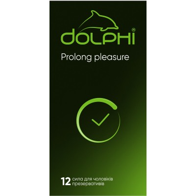 Презервативи Dolphi Prolong Pleasure 12 шт. (4820144773044)