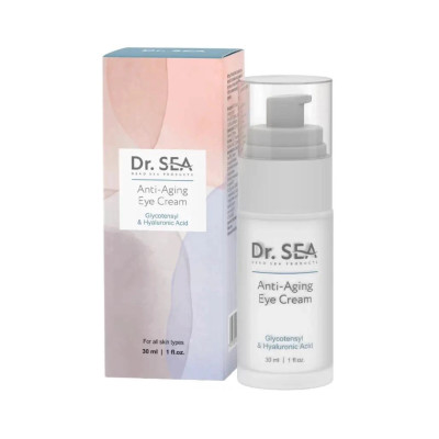 Крем для кожи вокруг глаз Dr. Sea Anti-Aging Eye Cream С комплексом Glycotensyl и гиалуроновой кислотой 30 мл (7293720020769)
