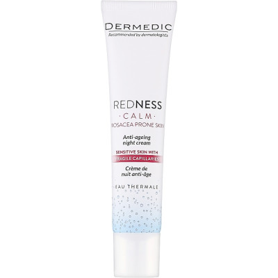 Крем для лица Dermedic Redness Calm Ночной Антивозрастной 40 мл (5901643176563)