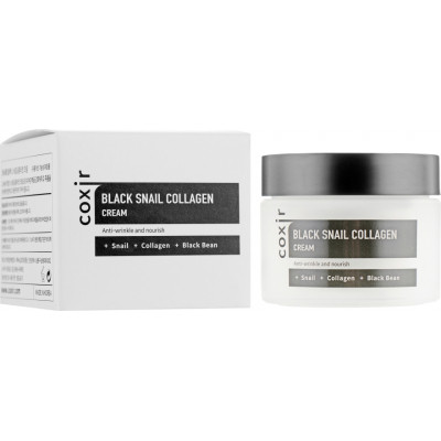 Крем для лица Coxir Black Snail Collagen Антивозрастной питательный 50 мл (8809080826201)