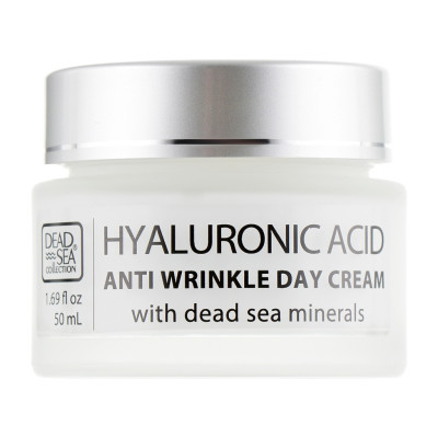 Крем для лица Dead Sea Collection дневной против морщин с гиалуроновой кислотой 50 мл (830668009417)
