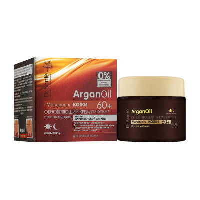 Крем для лица Dr. Sante Argan Oil Обновляющий крем-лифтинг против морщин 60+ 50 мл (4823015929151)