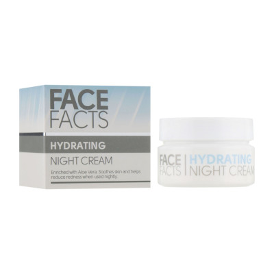 Крем для лица Face Facts Hydrating Night Cream Увлажняющий ночной 50 мл (5031413913019)