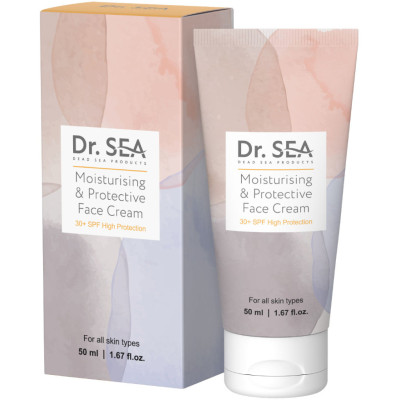 Крем для лица Dr. Sea Увлажняющий и защитный SPF30+ 50 мл (7293720020790)