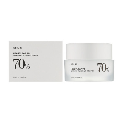 Крем для обличчя Anua Heartleaf 70% Intense Calming Cream Заспокійливий 50 мл (8809640730696)