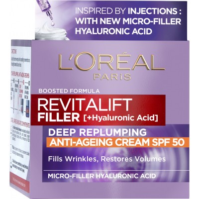 Крем для лица L'Oreal Paris Revitalift Filler Х3 Антивозрастной SPF-50 50 мл (3600523982745)