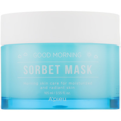 Маска для лица A'pieu Good Morning Sorbet Mask утренняя маска-щербет 110 мл (8809530037935)