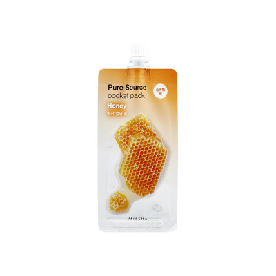 Маска для обличчя Missha Pure Source Pocket Pack Honey Нічна з медом 10 мл (8806185781817)