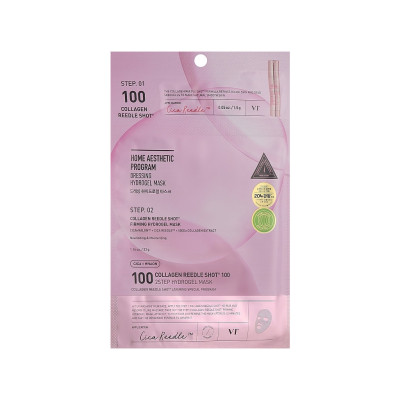 Маска для лица VT Cosmetics Collagen Reedle Shot 100 2 Step Mask (8803463007416)
