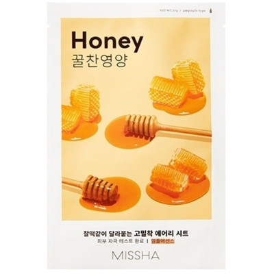 Маска для обличчя Missha Airy Fit Honey Sheet Mask З медом 19 г (8809581454811)