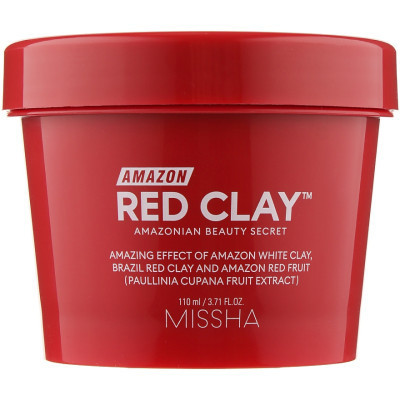 Маска для лица Missha Amazon Red Clay Pore Mask На основе красной глины 110 мл (8809643534987)