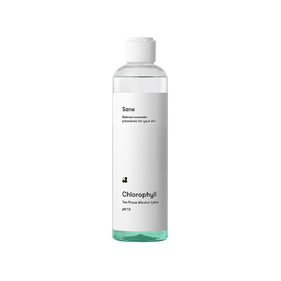 Мицеллярная вода Sane Chlorophyll Two-Phase Micellar Lotion Двухфазная 250 мл (4820266830342)