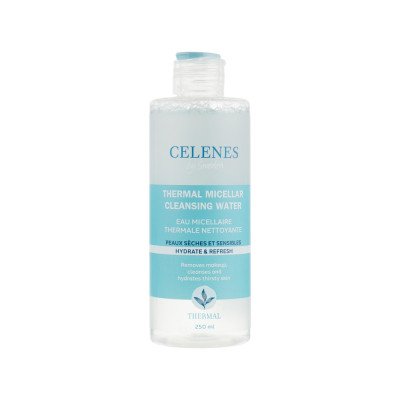 Мицеллярная вода Celenes Thermal Micellar Cleansing Water Термальная для сухой и чувствительной кожи 250 мл (7350104248048)