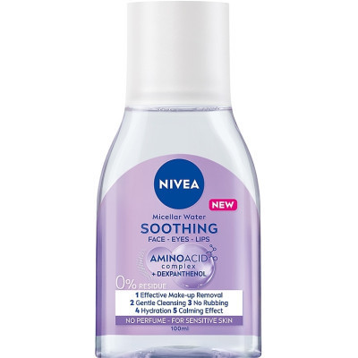 Міцелярна вода Nivea Soothing Заспокійлива для чутливої шкіри 400 мл (5900017053660)