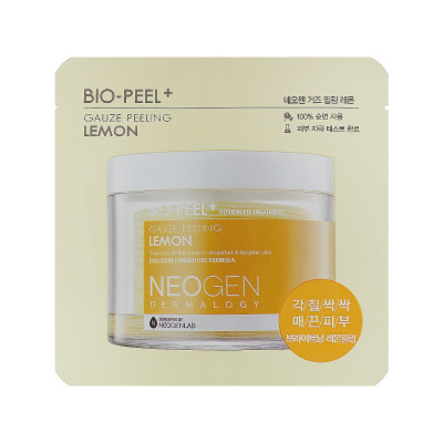 Пилинг для лица Neogen Dermalogy Bio-Peel Gauze Peeling Lemon Диск Увлажняющий 9.5 мл (8809381444883)