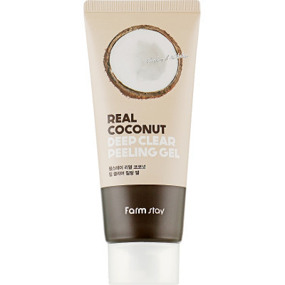 Пілінг для обличчя FarmStay Real Coconut Deep Clear Peeling Gel З кокосовою олією 100 мл (8809809800987)