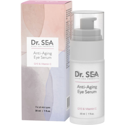 Сыворотка для лица Dr. Sea Anti-Aging Eye Serum Для глаз С Q10 и витамином C 30 мл (7293720020745)
