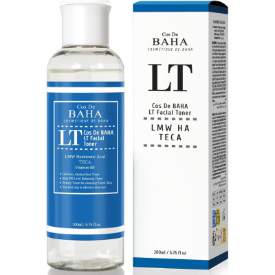Тонік для обличчя Cos De BAHA LT Facial Toner Тонер з низькомолекулярною гіалуроновою кислотою 200 мл (8809240319376)