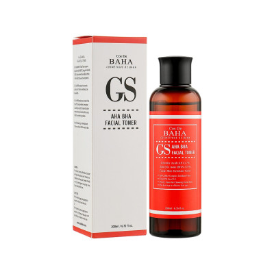 Тонік для обличчя Cos De BAHA AHA/BHA GS Toner 200 мл (8809240318249)