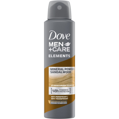 Антиперспирант Dove Men+Care Минеральная пудра и сандаловое дерево 150 мл (8710908554094)