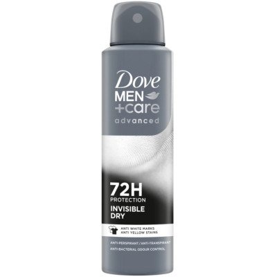 Антиперспирант Dove Men+Care Невидимая сухость 72 часа 150 мл (8720181284359)