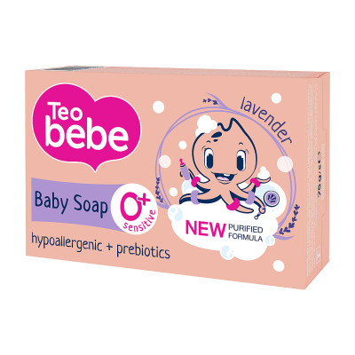 Детское мыло Teo bebe С экстрактом Лаванды 75 г (3800024045271)