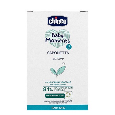 Детское мыло Chicco мягкая пена Baby Moments, 100 г (10398.00)