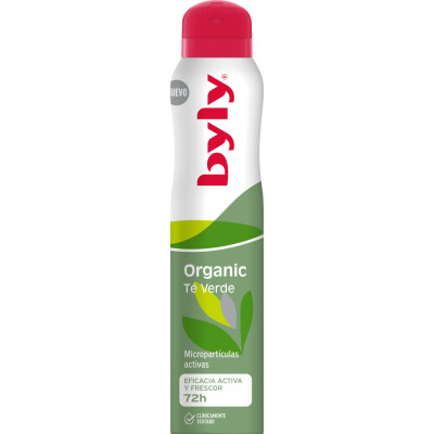 Дезодорант Byly Organic З м’ятою та зеленим чаєм 200 мл (8411104004528)