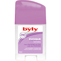 Дезодорант Byly Стік Evoque Natural Захист 24 години З протеїнами шовку для чутливої шкіри 50 мл (8411104017696)