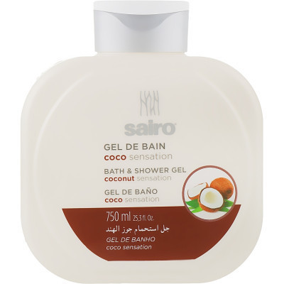 Гель для душа Sairo Bath And Shower Gel Кокосовое ощущение 750 мл (8433295049379)