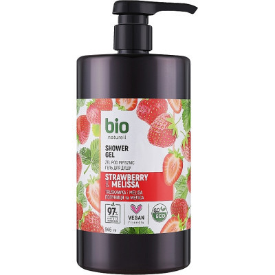 Гель для душа Bio Naturell Strawberry & Melissa 946 мл (4820168434440)