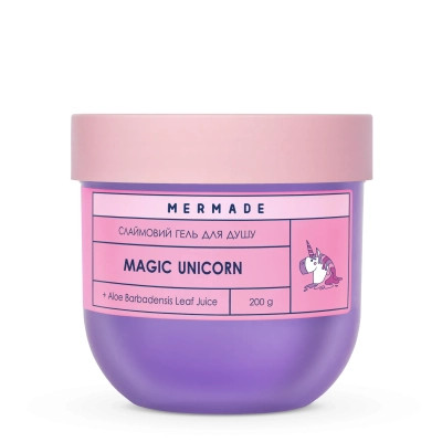 Гель для душу Mermade Magic Unicorn Слаймовий 200 г (4823122900739)