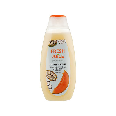 Гель для душа Fresh Juice Superfood Baobab & Caribbean Gold Melon 400 мл (4823015942266)