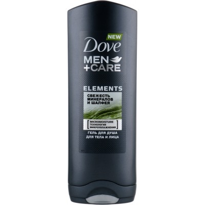 Гель для душа Dove Men+Care Свежесть минералов и шалфея 250 мл (8710908728785/8710908689789)