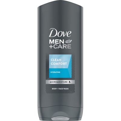 Гель для душа Dove Men+Care Чистота и комфорт 400 мл (8717644683149)