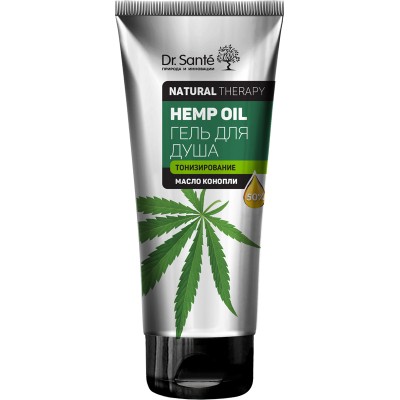 Гель для душа Dr. Sante Natural Therapy Hemp Oil Тонизирование 200 мл (4823015942983)