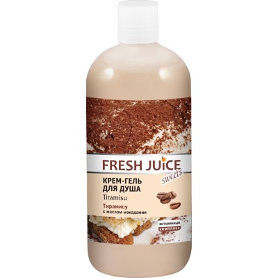 Гель для душа Fresh Juice Tiramisu 500 мл (4823015937545)