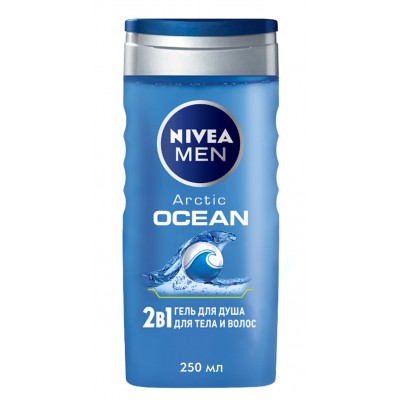 Гель для душа Nivea Men 2 в 1 Arctic Ocean для тела и волос 250 мл (4005900654250)