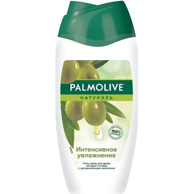 Гель для душа Palmolive Натурэль Интенсивное увлажнение Экстракт оливы с увлажняющим молочком 250 мл (5996175230975)