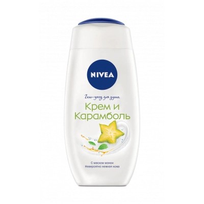 Гель для душа Nivea Крем и карамболь с маслом монои 250 мл (4005808166022)